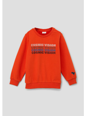 s.Oliver Sweatshirt langarm in Orange