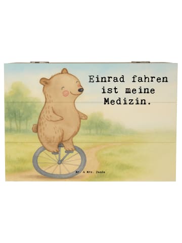 Mr. & Mrs. Panda fotobox Bär Einrad fahren Design mit Spruch in Weiß