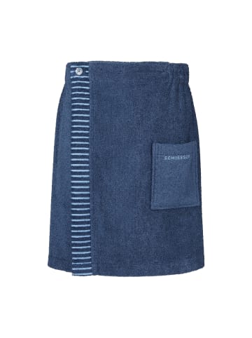 Schiesser Saunakilt Rom in Dunkelblau