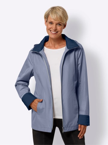 Sieh an! Kapuzenjacke in taubenblau