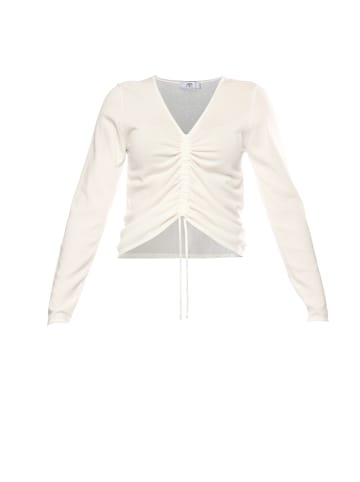 Le Temps des Cerises Langarmshirt in White