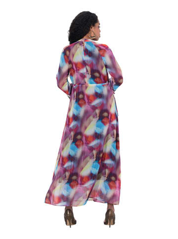 Ulla Popken Midikleid in schwarz