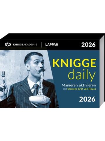LAPPAN Kalender - KNIGGE daily - Manieren aktivieren mit Clemens Graf von Hoyos