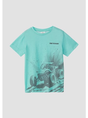 s.Oliver T-Shirt kurzarm in Türkis