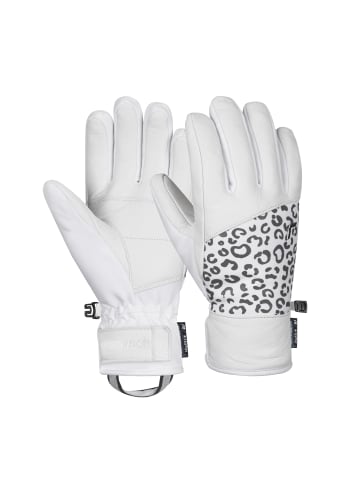 Reusch Fingerhandschuhe Beatrix R-TEX® XT in 1032 white/grey leopard