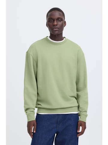 BLEND Klassisches Langarm-Sweatshirt mit Rundhalsausschnitt in Grün