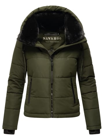 Navahoo Steppjacke Mit Liebe XIV in Dark Olive