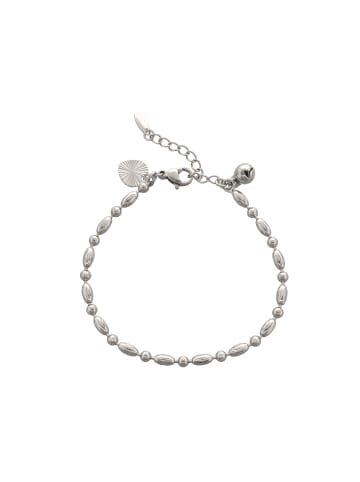 faina Women Beaded Bracelet With Charms in Silver