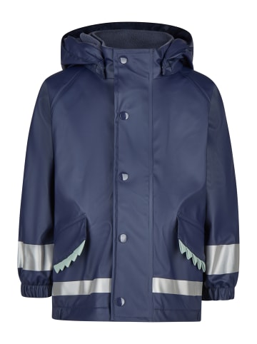 Sterntaler Regenjacke gefüttert Zacken in marineblau