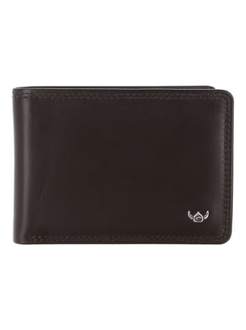 Golden Head Polo Geldbörse RFID Schutz Leder 22 cm dunkelbraun