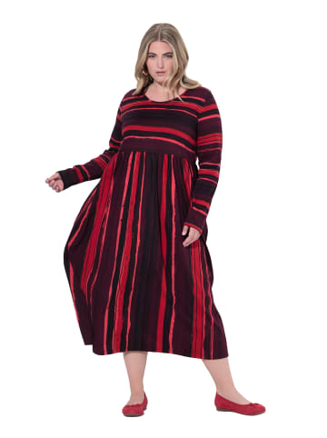 Ulla Popken Kleid in rubinrot