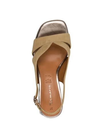 Tamaris Sandalette in TAN COMB