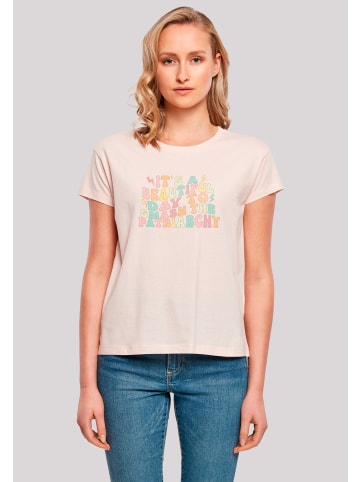 F4NT4STIC Box Tee Internationaler Frauentag Girl Power Patriarchat in pink