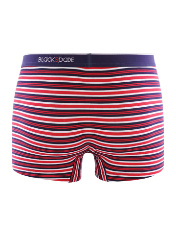 BLACKSPADE Fits perfect Retro Pants Stripes in rot Stripes, rot Solid