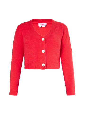 myMo Cropped Strickjacke in Rot