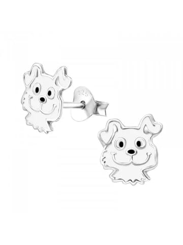 Alexander York Kinderohrstecker HUND in 925 Sterling Silber, 2-tlg. in silver
