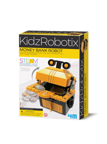 4M Experimentierset KidzRobotix - Spardosen Roboter ab 3 Jahre in Mehrfarbig