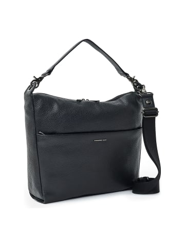 Mandarina Duck Mellow Leather Schultertasche Leder 33 cm nero