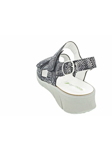 WALDLÄUFER Keilsandalen für Damen in blau