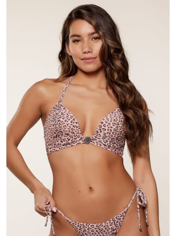 Linga Dore Linga Dore Triangel Bikini top in Leopard Druck