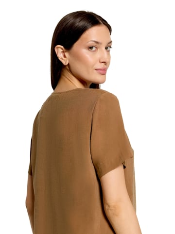 Betty Barclay Blusenshirt kurzarm in Classic Nougat