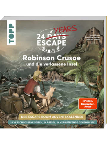 Frech Buch - 24 DAYS ESCAPE - Der Escape Room Adventskalender: Daniel Defoes Robinson