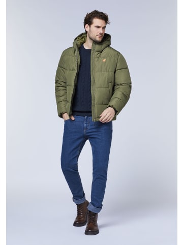 Polo Sylt Strickpullover mit Zopfmuster in Blau