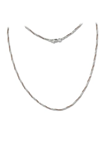 SilberDream 925 Silber vergoldet (Rosegold 333) Damen SilberDream Ketten gedreht  ca. 45cm