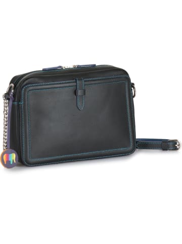 MYWALIT Umhängetasche Leder 23 cm in black-pace