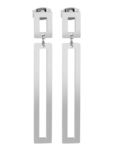 Adeliás Damen Ohrringe – Ohrstecker aus Edelstahl in silber