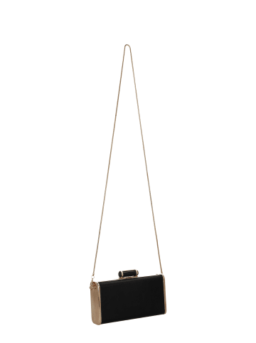 faina Women Clutch in Black