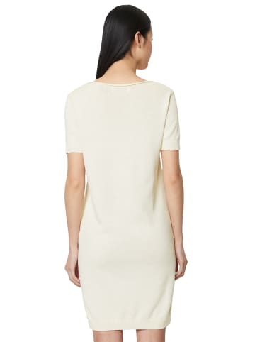 Marc O'Polo Kurzarm-Strickkleid relaxed in creamy white