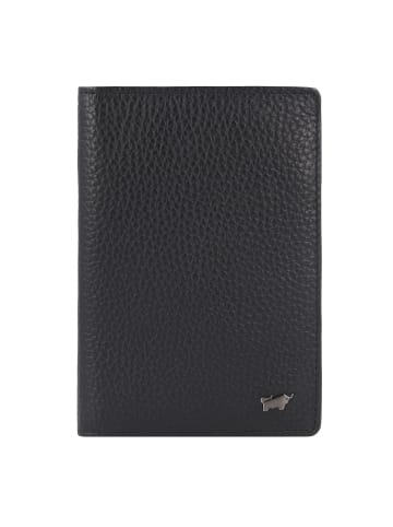 Braun Büffel Theo Reisepassetui RFID Leder 10 cm in schwarz