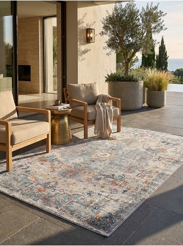 KADIMA DESIGN Teppich Outdoor Orientalisch pflegeleicht Balkon Terrasse Outdoor in Mehrfarbig