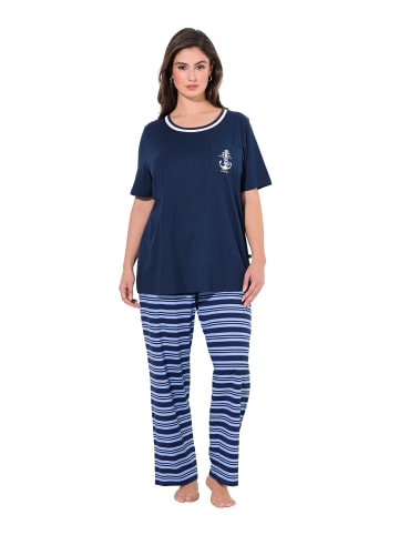 Ulla Popken Pyjama in nachtblau