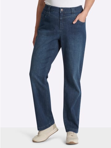 sheego Jeans in blue-stone-washed