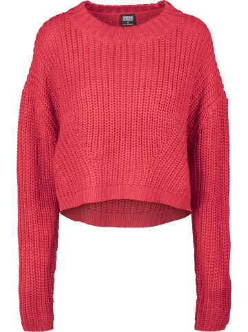 Urban Classics Crew Neck Jumper in fire red