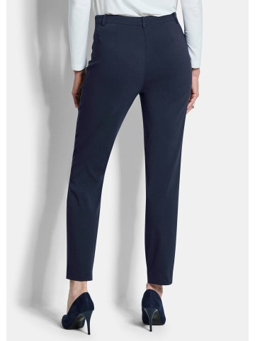 GOLDNER Kurzgröße:  Bengalinhose mit Längsnähten in marine