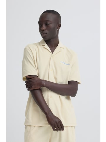 BLEND Kurzarmhemd BHBasti in Beige