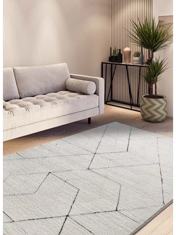 Atticgo Kurzflor-Teppich TURIN in weiß