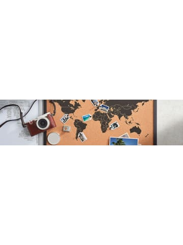 Zeller Present Korktafel in braun