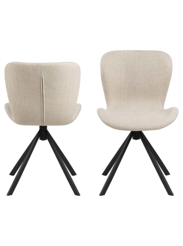 ebuy24 Esszimmerstuhl BatildaA1 Beige 2er Set