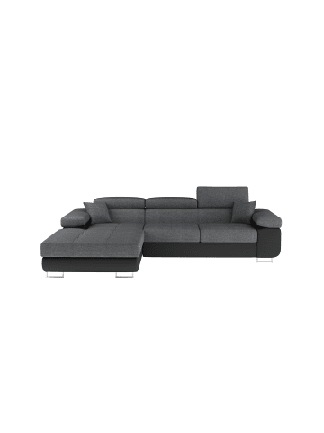 MF Design Amanda Recamiere Links in Grau -  (L) 203 x (B) 289 x (H) 85 cm