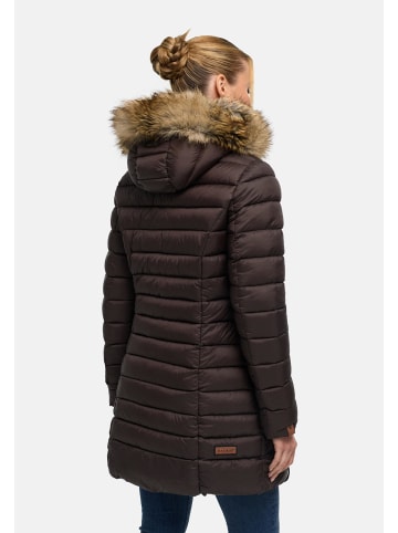 Marikoo Steppmantel Rose-Stepp in Choco