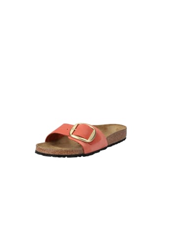 Birkenstock Pantoletten Madrid Big Buckle in mars red