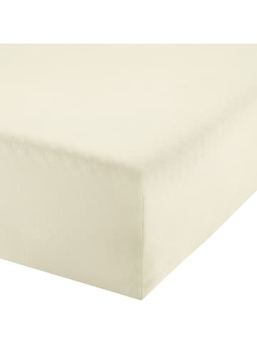 Erwin Müller Single-Jersey Boxspring-Spannbettlaken Regensburg in natur