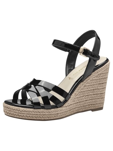 Tamaris Sandalette in BLACK PAT.