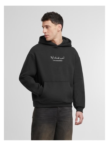 Mister Tee Mister Tee Love Yourself First EMB Fluffy Hoody in black