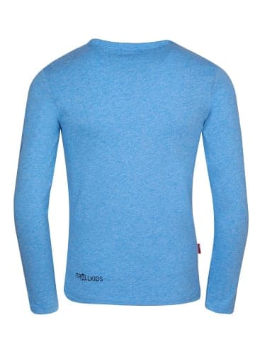 Trollkids Longsleeve "Oslo" in Mittelblau