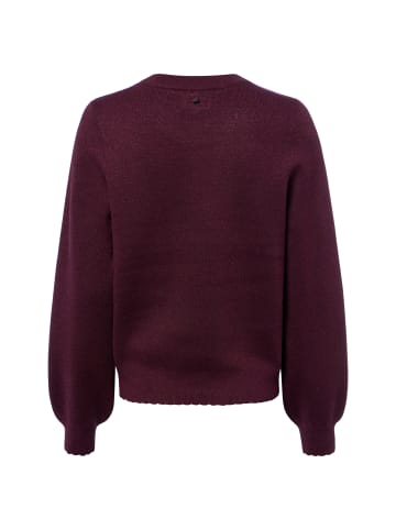 NÜMPH Pullover Nubir Solid in aubergine - 0002